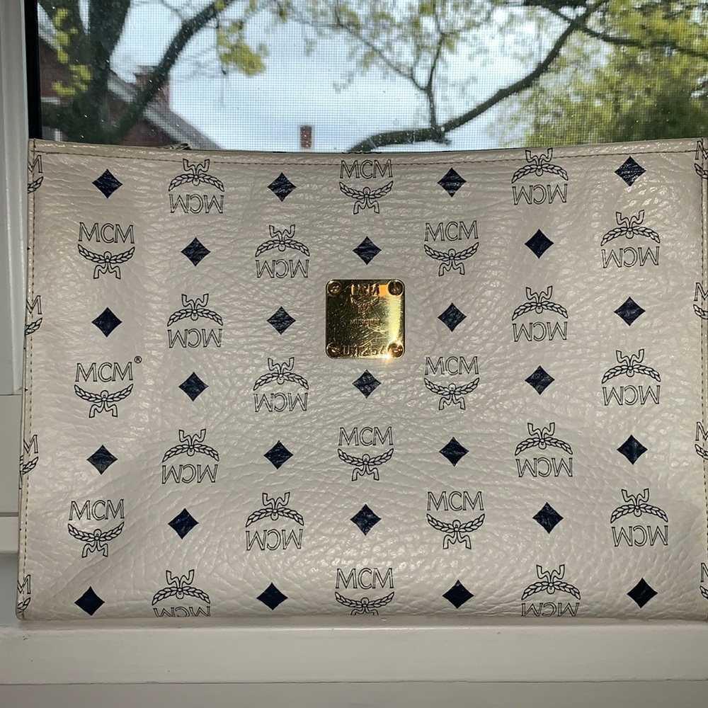Vintage MCM cosmetic bag